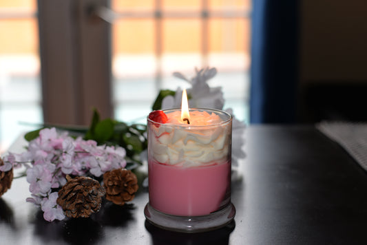 Strawberry Shortcake Candle