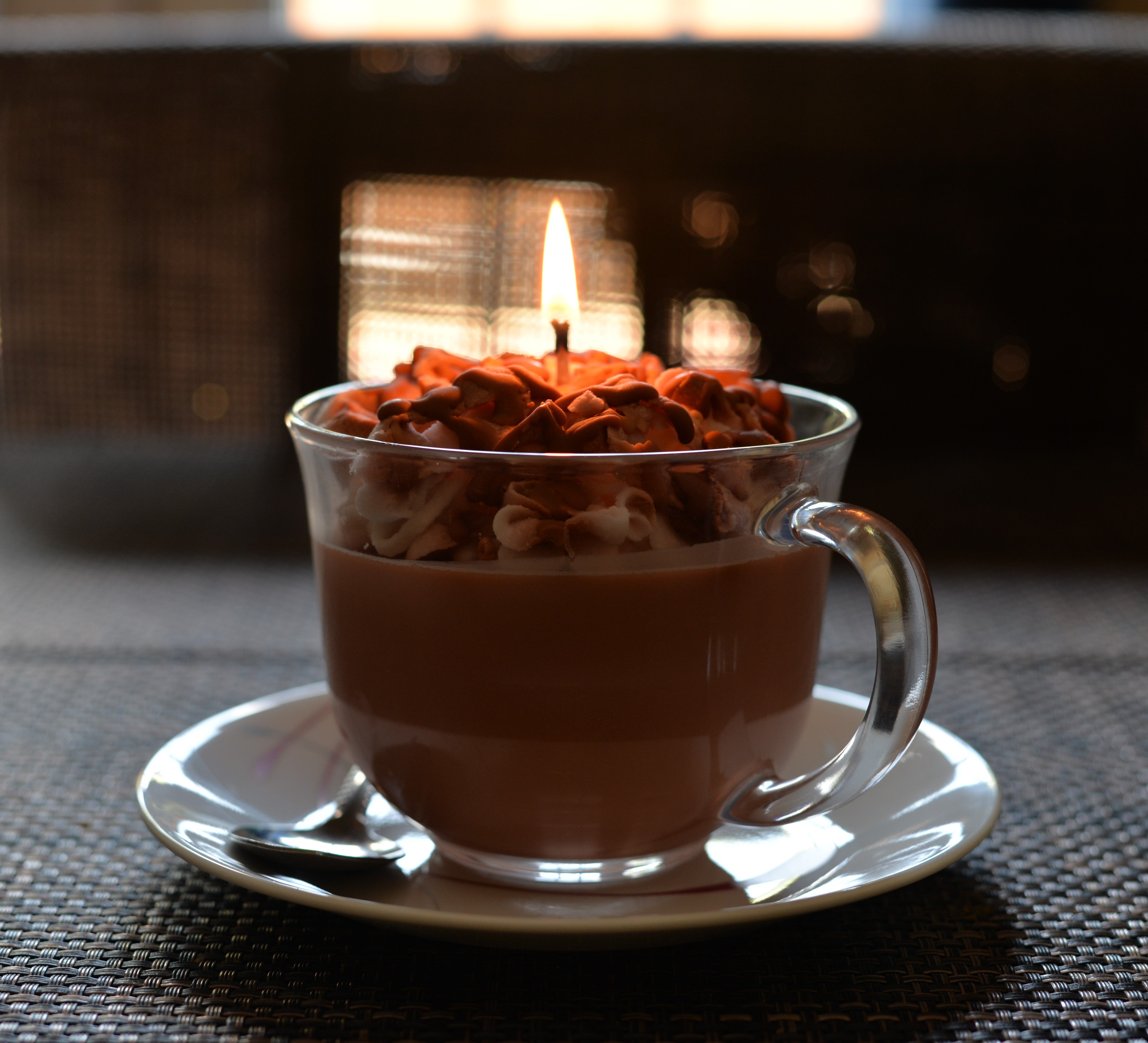 Hot cocoa and cream popular candles